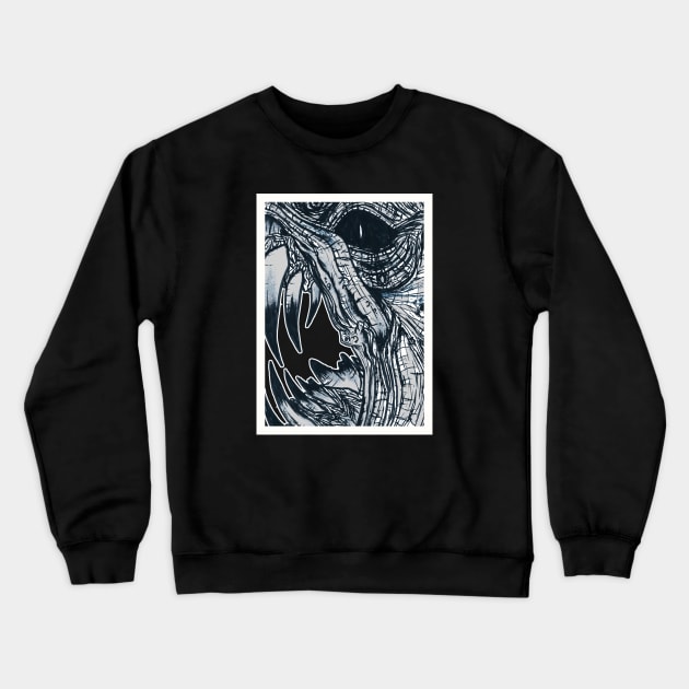 Toothache Detail Crewneck Sweatshirt by Cosmic Terrors